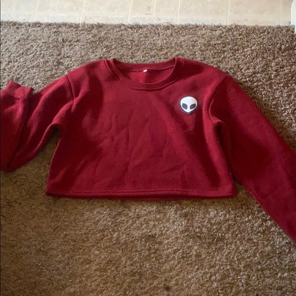 Crop sweater